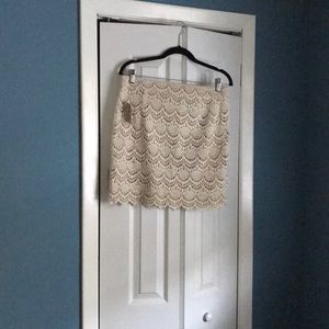 Neutral Vacation Mini Skirt